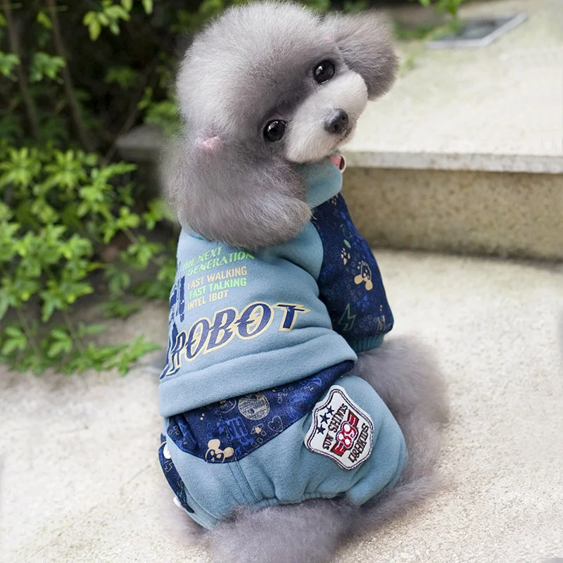 Wholesale New Cute Pet Dog Winter Clothes Clothing Soft Cotton Puppy