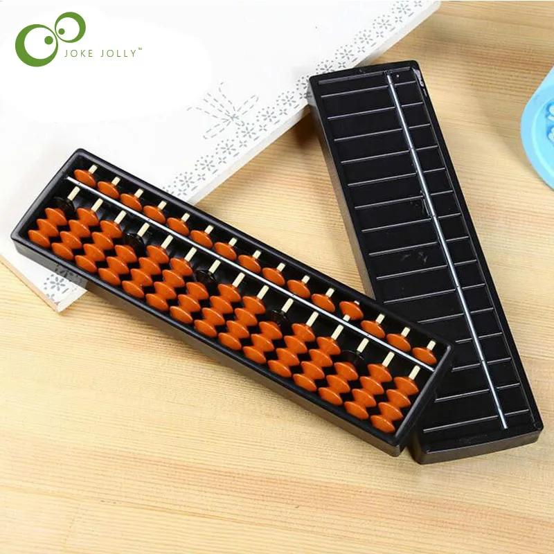 

Rods Abacus Soroban Beads Column Kid School Learning Aid Tool Math Business Chinese Traditional abacus Educational toys GYH