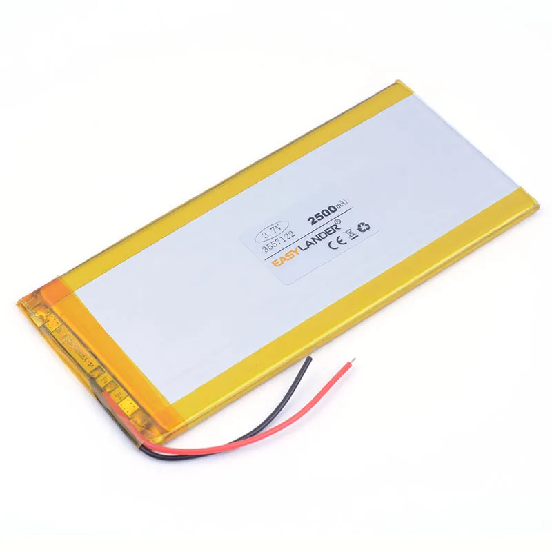 

3557122 2500mAh lithium Tablet polymer battery 3.7V with a Tablet PC V811V801 Paul battery E-book tablet pc power bank