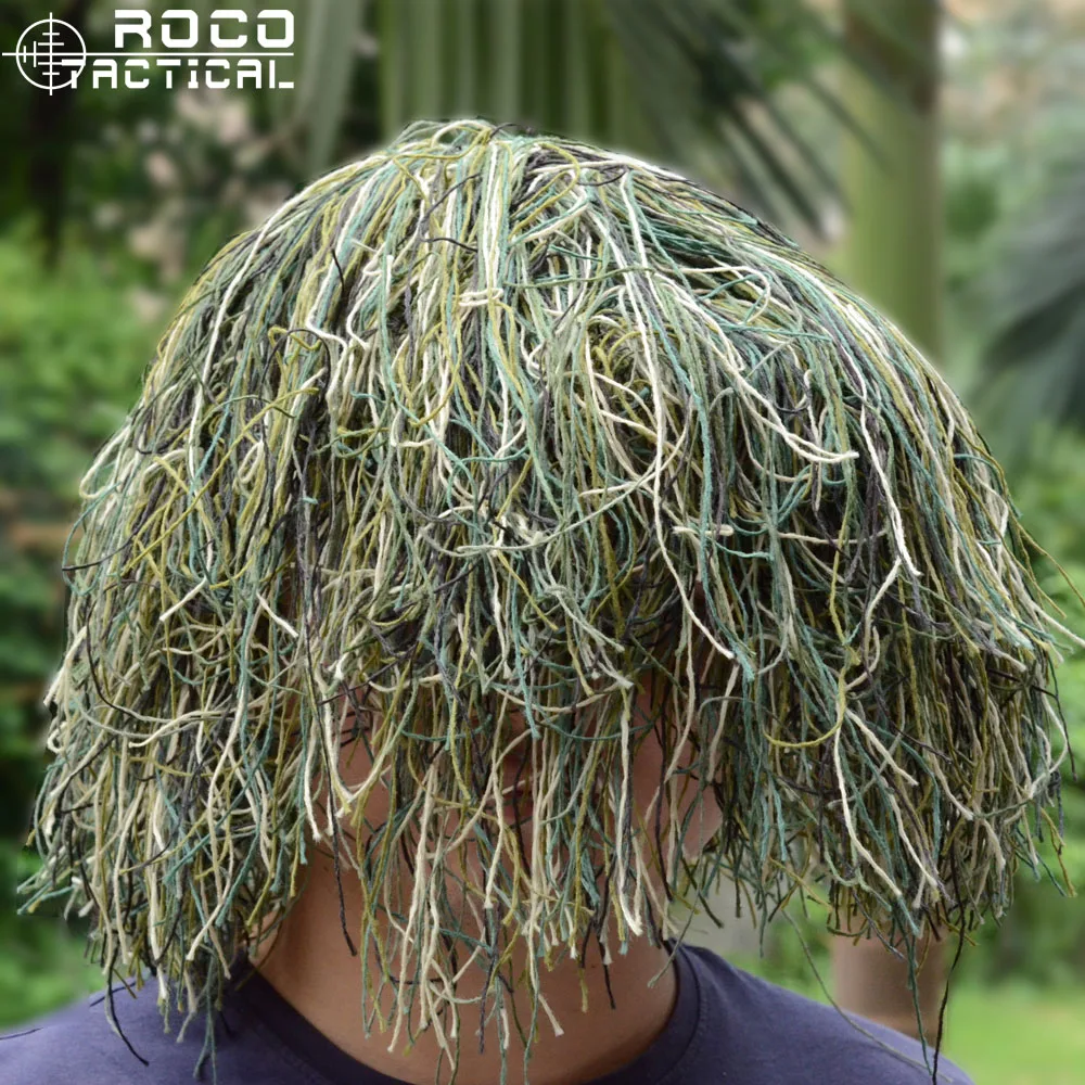 ROCOTACTICAL Sniper Ghillie Hat Camouflage Lightweight Warrior