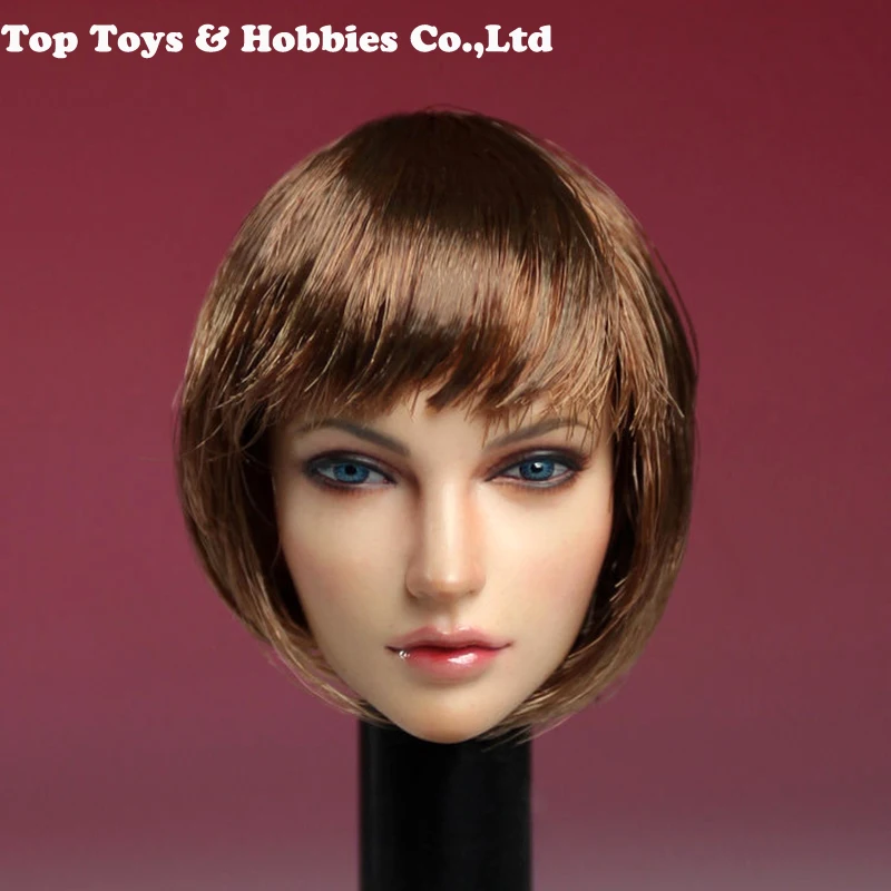 

SUPER DUCK SDH005 beauty girl head A / B / C 1/6th American European Head Model For 12inches PH pale color seamless body