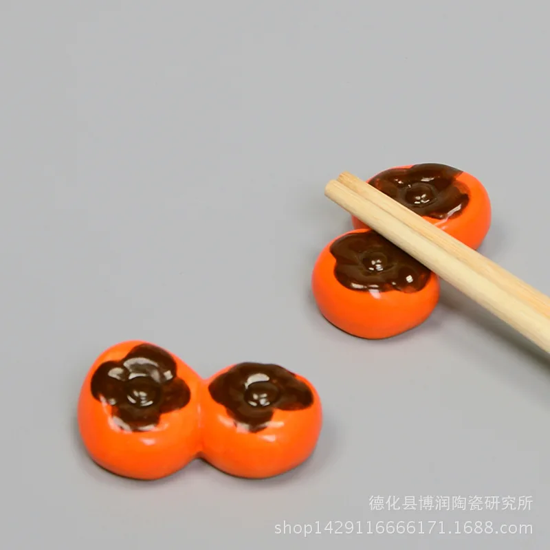 

1PCS Daily Ceramic Tableware Fashion Creative Cherry Blossom Chopsticks Stand Home Pendulum Cat Chopsticks