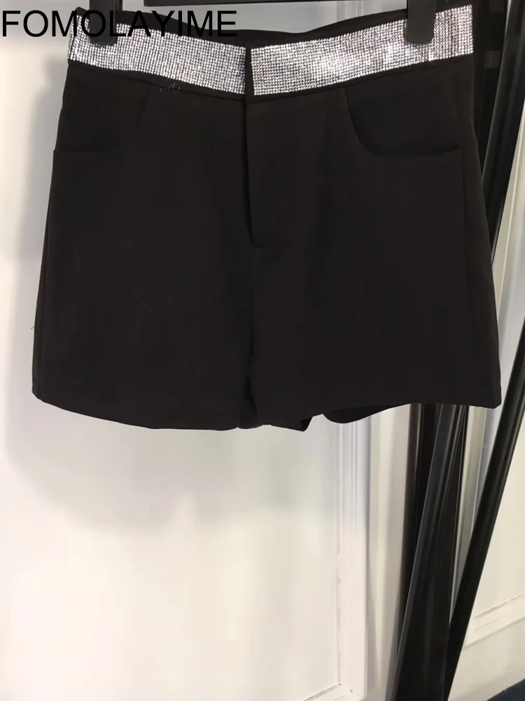 Été Sho Femmes Noir Shorts Fomolayime Nouveau Printemps 2019 CqcA6