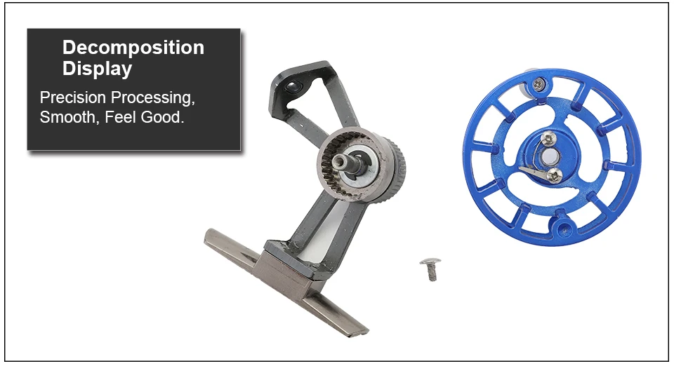 K8356 Full Metal Ultra-light Former Ice Fishing Reels Gear Ratio 11 Right Hand Fly Fishing Reel CNC Machined Aluminum 5 Colors (16)