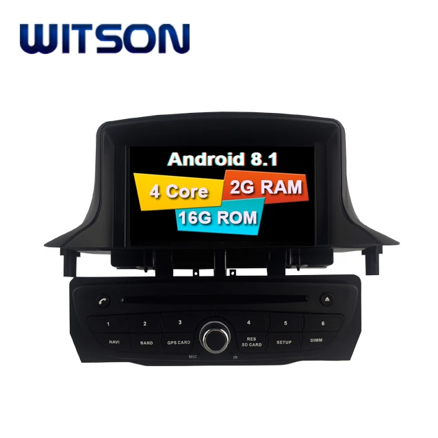 

WITSON 1024*600LCD Octa Core Android 8.0/8.1 4GB RAM car dvd player for 7" RENAULT Megane 3 III Fluence 2009-2015 gps navigation