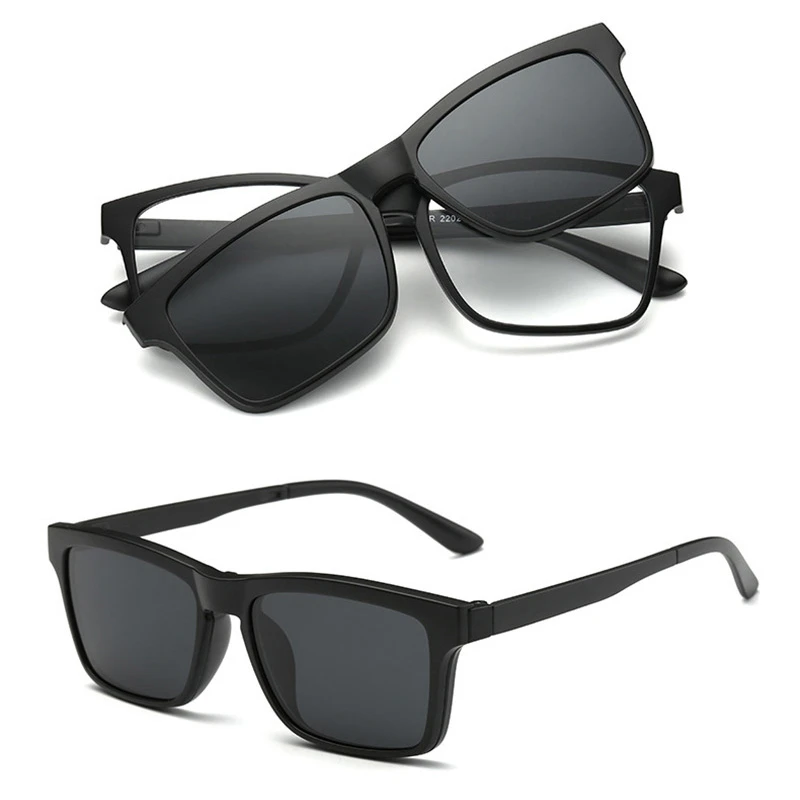 Glasses with clip on sunglasses Clearance