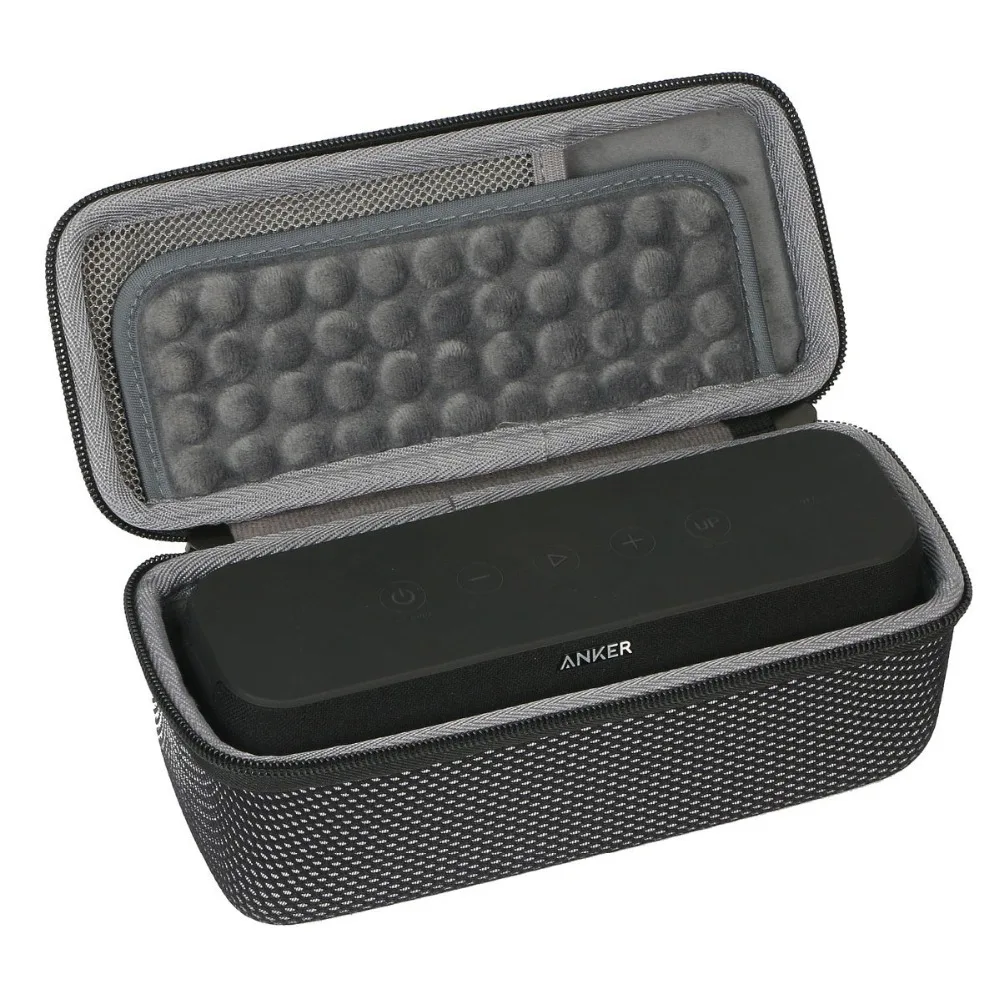 Дорожный чехол на молнии портативный защитный жесткий из ЭВА для Anker SoundCore Boost 20 Вт