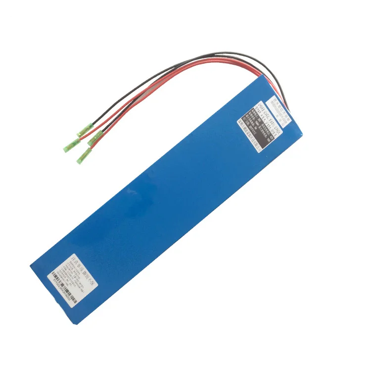 Lithium battery 36V 9Ah 8Ah folding electric bike battery pack strip long size for motor 350w 500w power scooter + 2A charger (2)