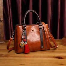 Сумка из натуральной кожи в стиле Бостона, женская сумка на плечо, винтажные сумки через плечо для женщин, модные женские ручные сумки, женские сумки T65