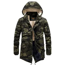 ZHAN DI JI PU Брендовая одежда мужские камуфляжные модные теплые парки 152