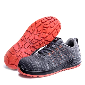 

men large size steel toe cap work safety shoes warehouse worker builder shoe tooling security boots protective footwear non-slip