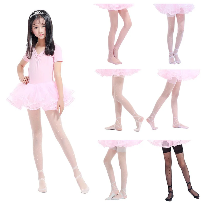 

Summer New Girls Thin Ballet Stockings Children Dance Anti-hook Pantyhose Baby Anti-mosquito Tights 2018 F4