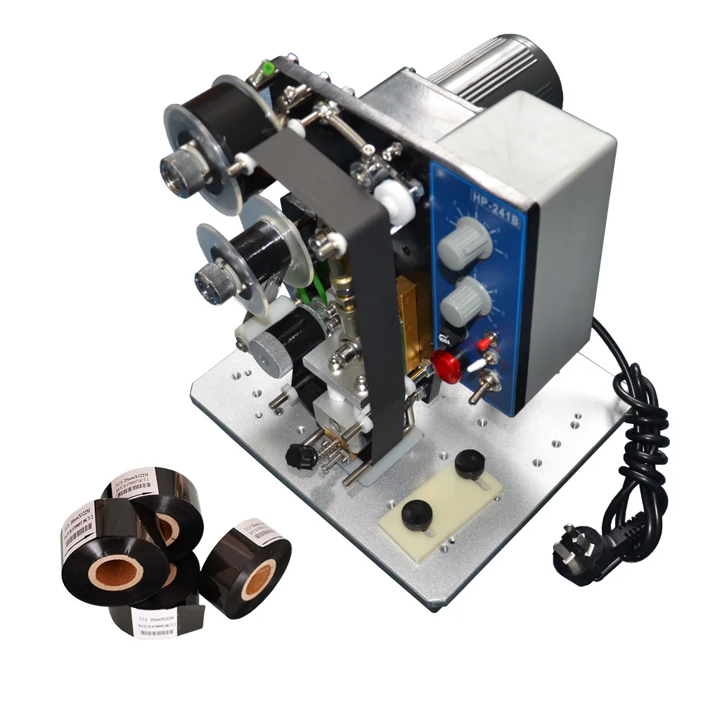 

241B type ribbon expiry dater printing machine on plastic bags