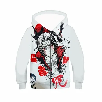 

New Kids Casual Coat Boy Zip Naruto 3D Hoodies Anime Hoodies Men Tops unisex pullover Transformation Robot 3D Hooded Sweatshirts