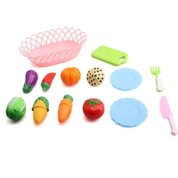 

5 Types New Plastic Toy Pretend Play Toy Simulation Magnetic Cutting Colourful Kitchen Pot Food Baby Toy Food Birthday Gift D85