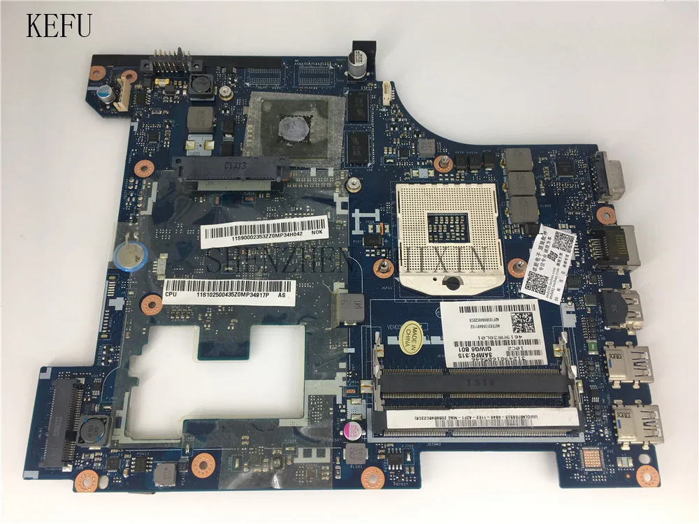 Материнская плата KEFU QIWG6 для ноутбука Lenovo G580 с графической картой G580|Материнские