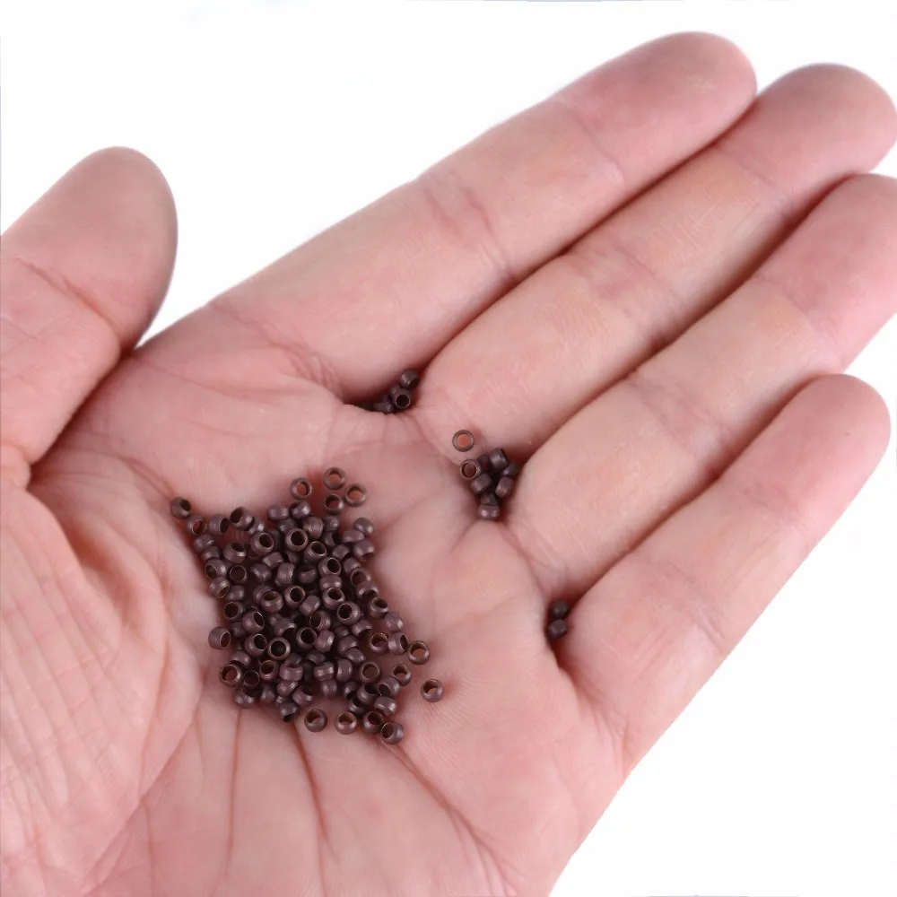 1000pcs 2.5mm Micro Nano Rings For Hair Extensions Seven Colors Available