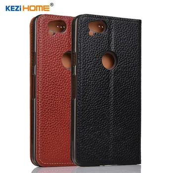 

for Google Pixel 2 case Flip genuine leather soft silicon back cover for Google Pixel 2 XL coque