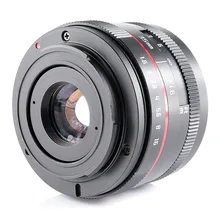 35mm f/1.6 manual Fixed Focus Lens APS-C F1.6 DSLR camera lens