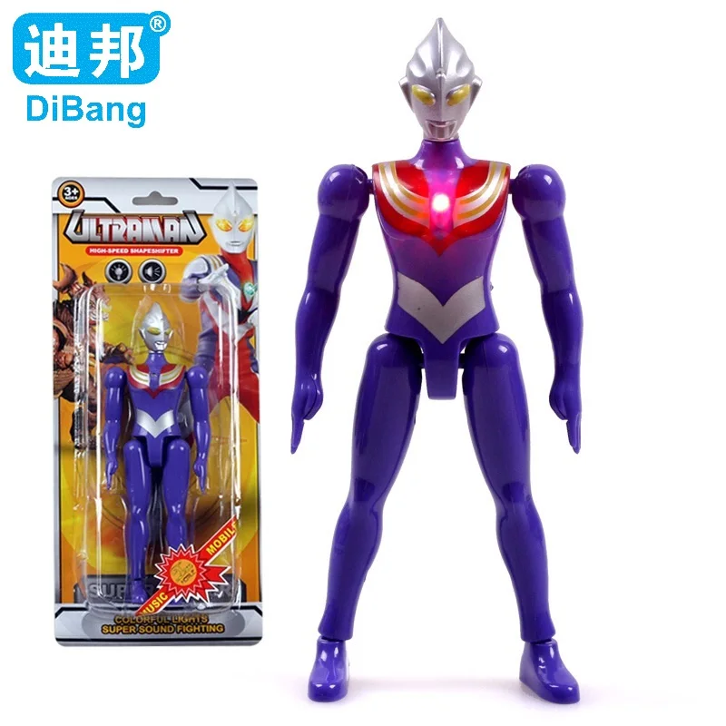 14Cm Ultraman Electric Model Toys For Boys Educational Flash Models Toy Music Children A175 | Игрушки и хобби