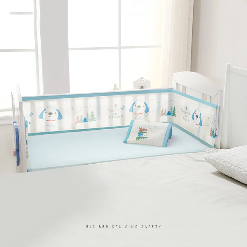 Baby Bed Bumper Breathable Mesh Crib Protector Baby Bedding Set