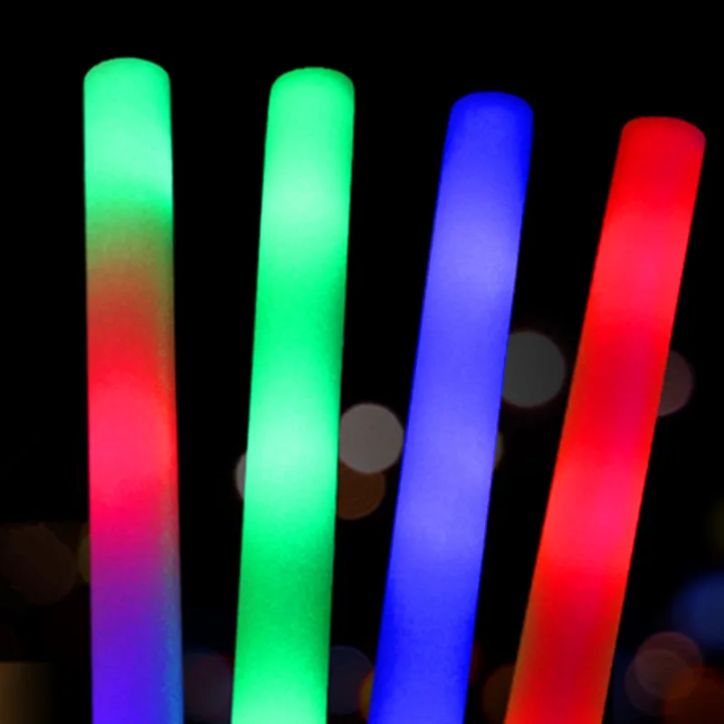 

FoamGlow-sticks Color Glow Stick Safe Light Stick Necklace Bracelets scent for Event Festive Party Supplies Concert Decor