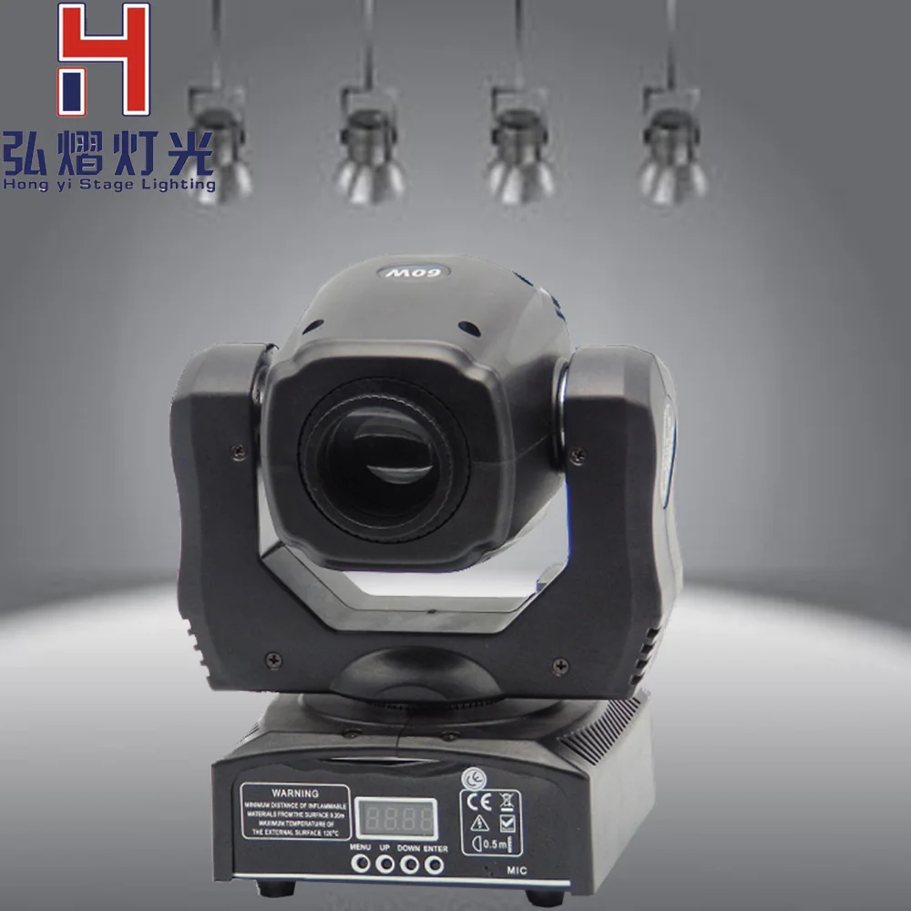 

Gobos 60w led moving head spot stage lighting DMX Channel prism led moving light for dj party stage lighting