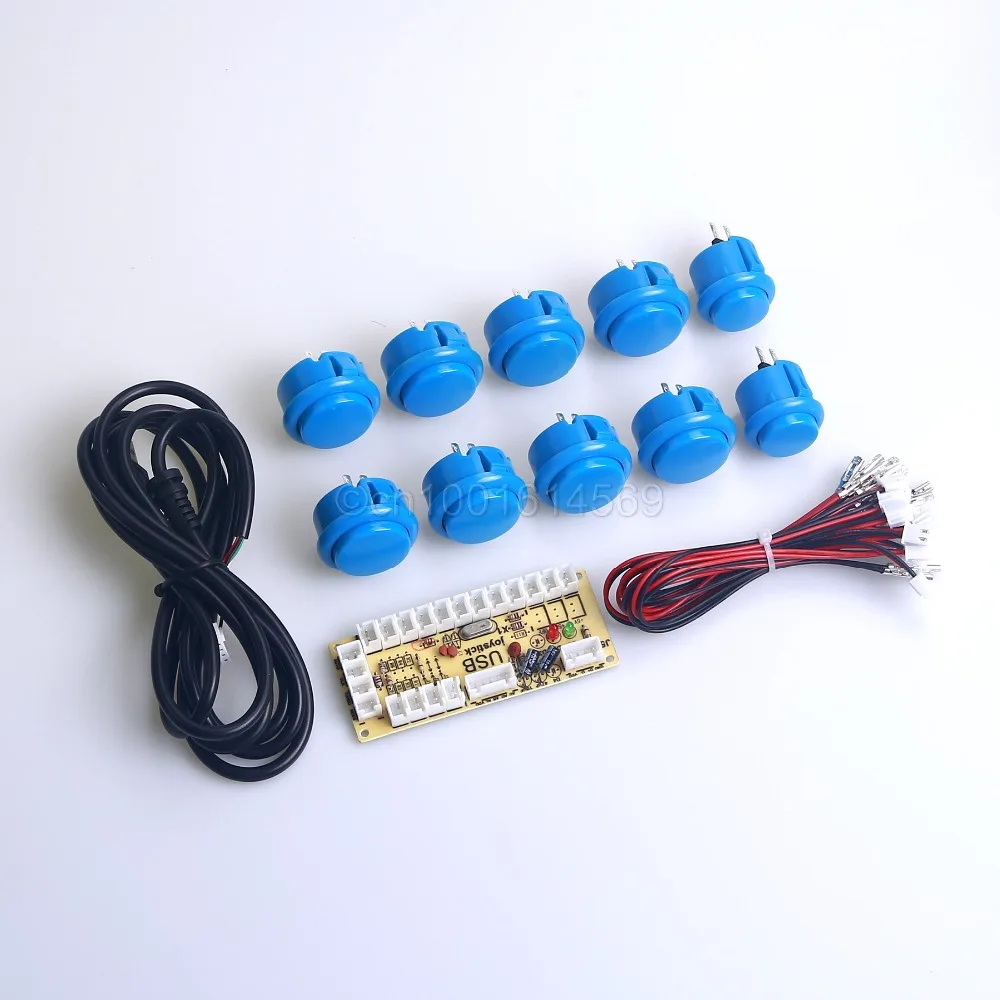 

MAME USB Control Panel DIY to Joysticks Arcade Push Button perfectly replace SANWA OBSF-24 and OBSF-30 for Mame & Fighting Games