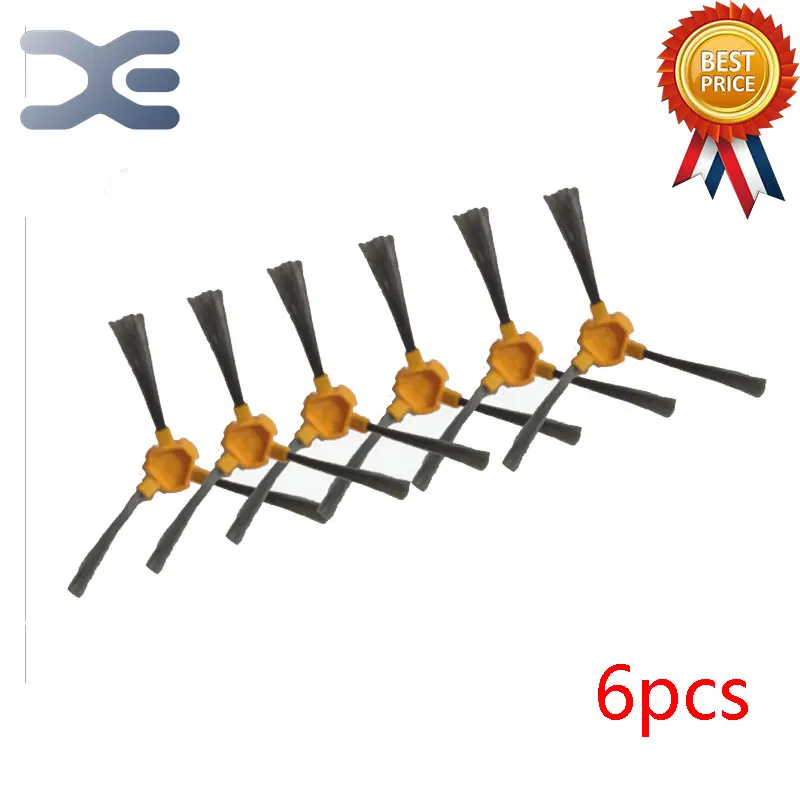 

6 Pcs Lot Vacuum Cleaner Parts Ecovacs 5 series 520/550/560 Edge Brush Supplies