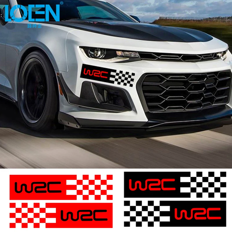 2 шт. WRC двери наклейки Чемпионат мира по ралли гонки для автомобильного стайлинга