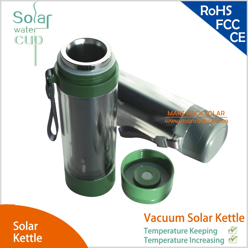 Stainless Vacuum Solar Kettle Vacuum Cup Temperature Keeping and