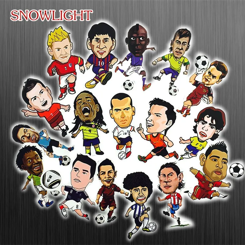 New 20Pcs/Set Interesting Graffiti Funny Q Edition Football Sticker For Suitcase Laptop Decal Fashion DIY Waterproof Sticker