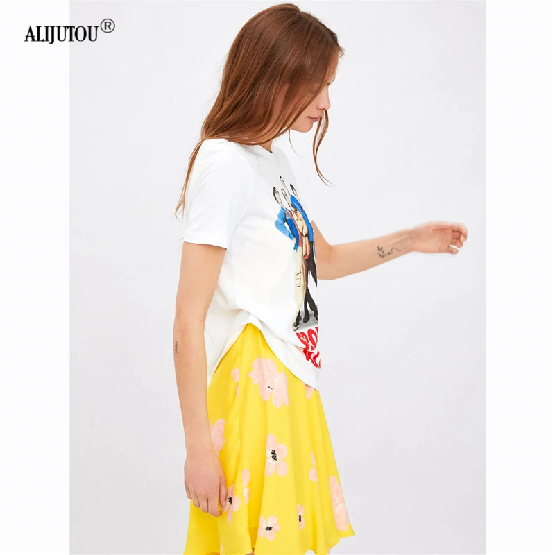 The Big Bang Theory Print T-shirt Women Crossover Zaraing New Fashion White Tshirt TBBT 90s Female Clothing TV Movie Tee Tops