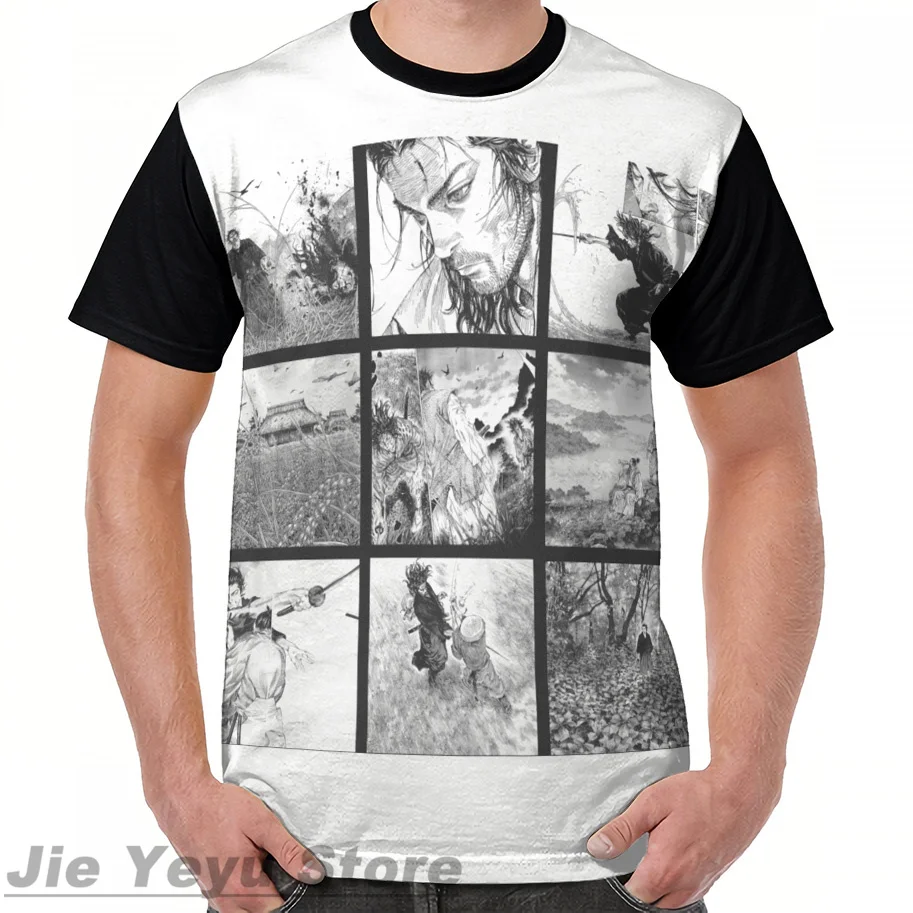 

Vagabond Montage T Shirt men Summer Casual women T-shirts funny print O-neck Short Sleeve tshirts