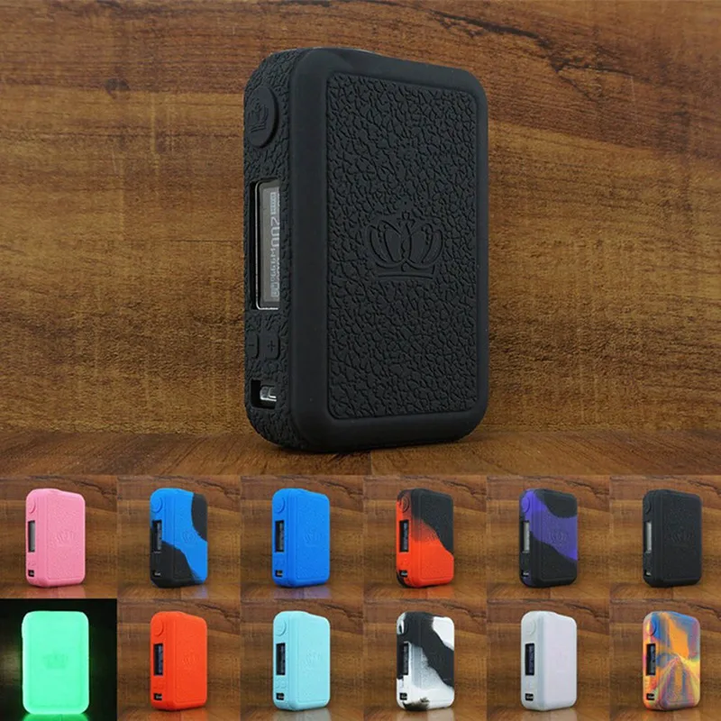 

Silicone Case Unit Package Pod Kit Protective Silicone Sleeve Cover Wrap Skin Decal Durable Rubber For Uwell Crown 4