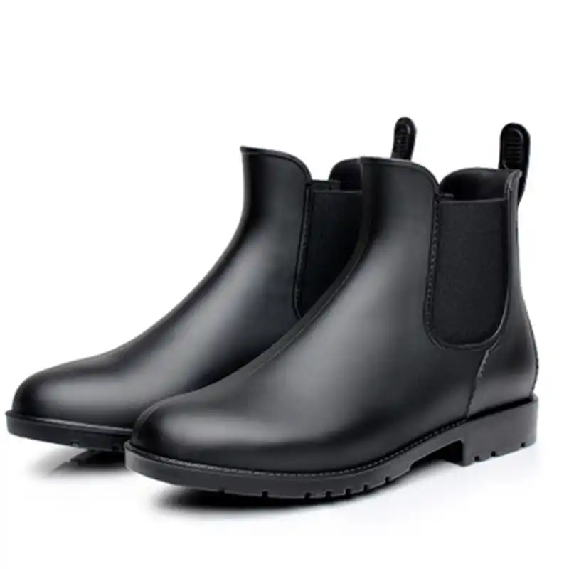 rubber chelsea rain boots