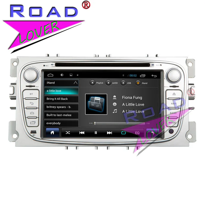  TOPNAVI Quad Core 2G+32GB Android 6.0 Car PC DVD Player Head Unit For Ford Focus 2008-2010 Stereo G