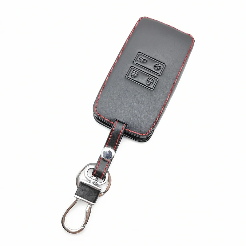 Кожаный брелок для ключей, чехол для Renault Talisman Captur Koleos Card Clio Espace Megane Scenic 4- без ключа, пульт дистанционного управления