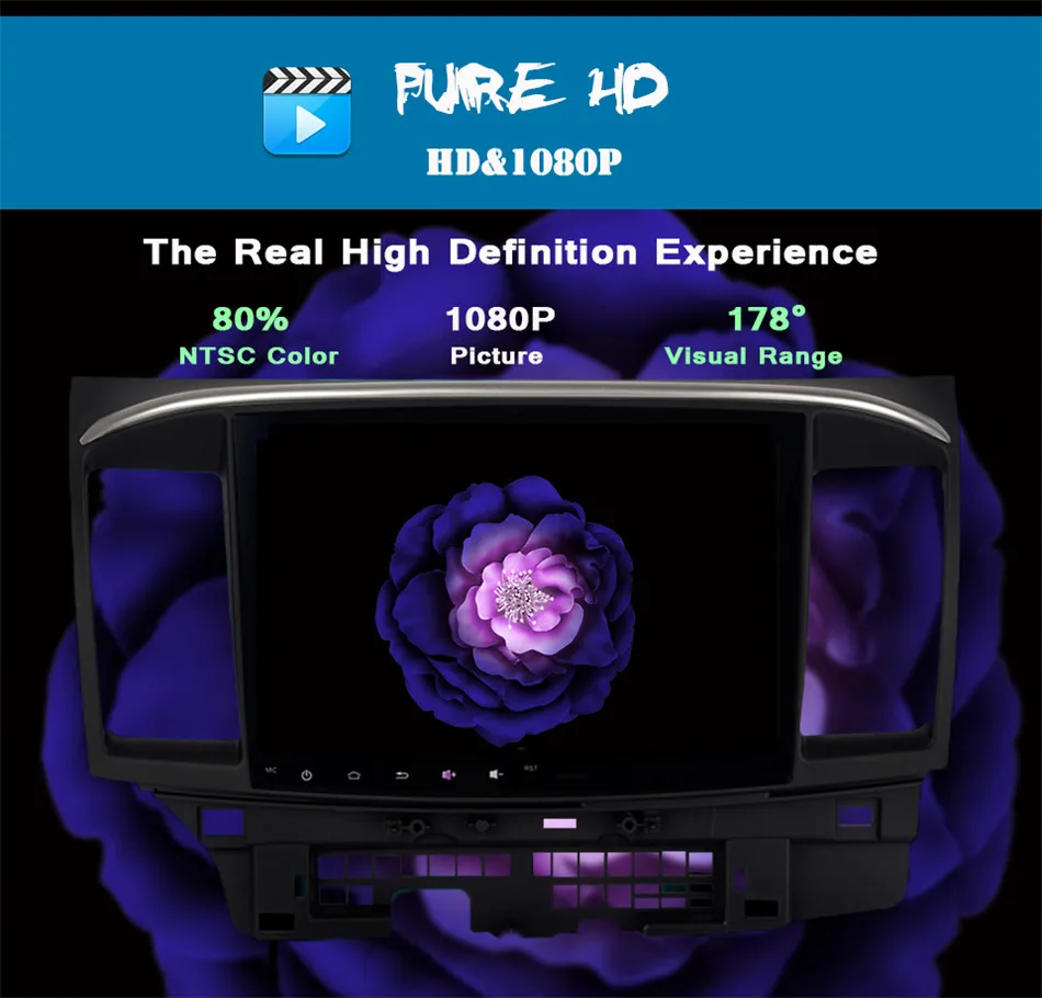 Discount Android 9.0 car dvd for Mitsubishi Lancer 10.2 inch 2008 2009 2010 2011 2012 2013 2014 2015 2016 2017 2018 car stereo Headunit 4