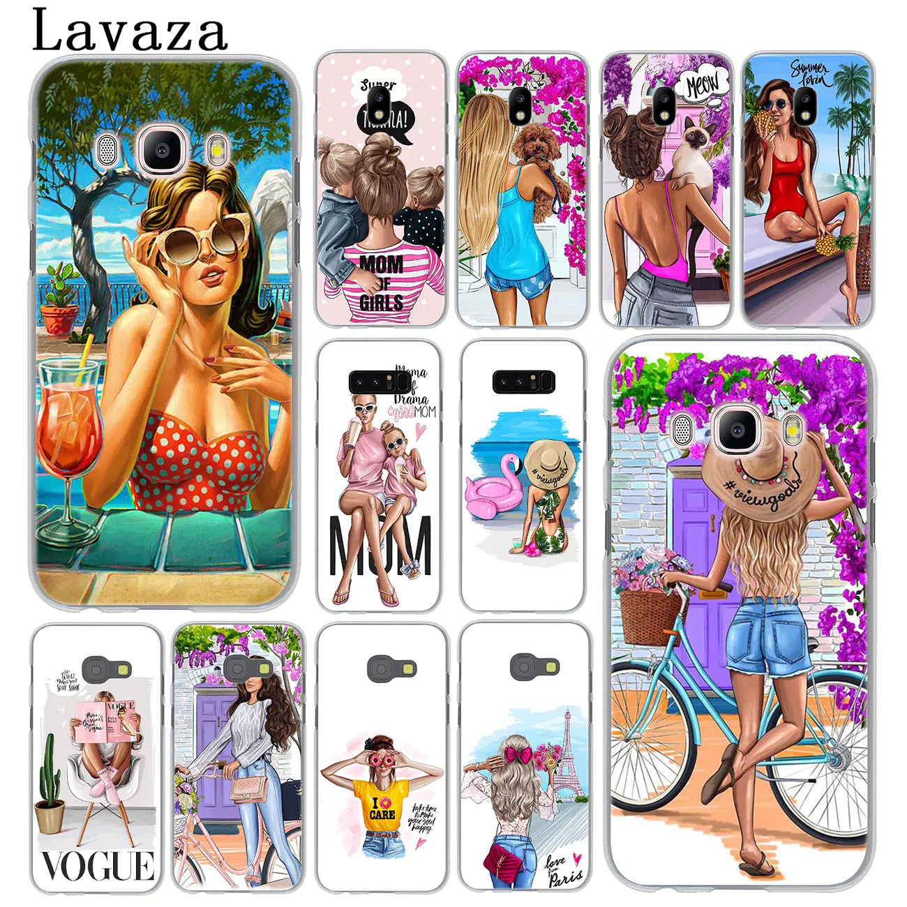 Модный жесткий чехол для телефона Lavaza Samsung Galaxy J8 J7 Duo J6 J5 J4 Plus 2018 2017 2016 J2 J3 Prime