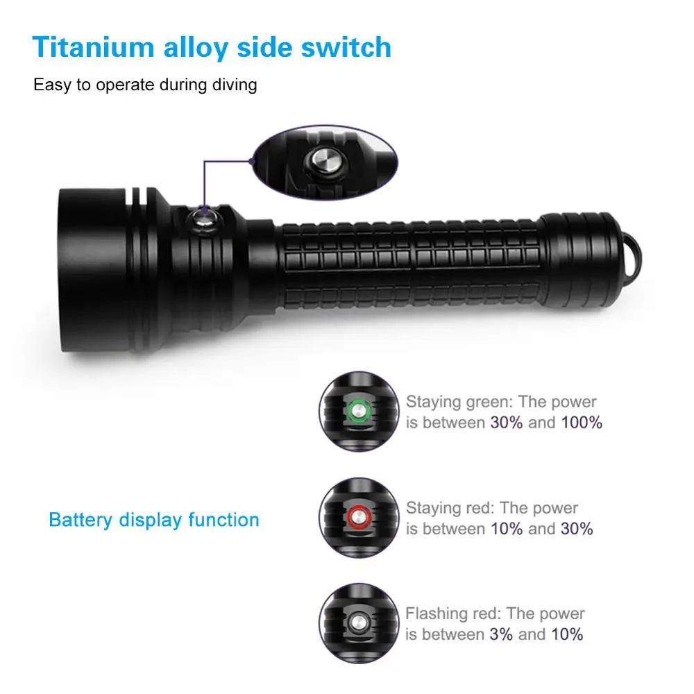 Asafee DIV15S мощный Дайвинг светильник фонарь 3800 люмен 4 шт. Cree XPL-V3 светодиодный магнитный переключатель профессиональный дайвинг вспышка светильник