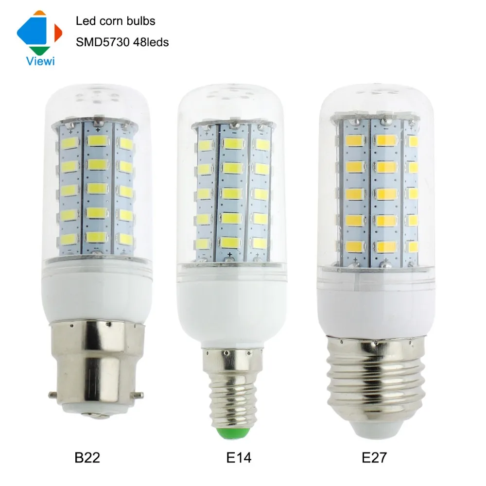 Viewi 5X ampoule led e14 E27 B22 bulb light 110v 220v corn lights for ...