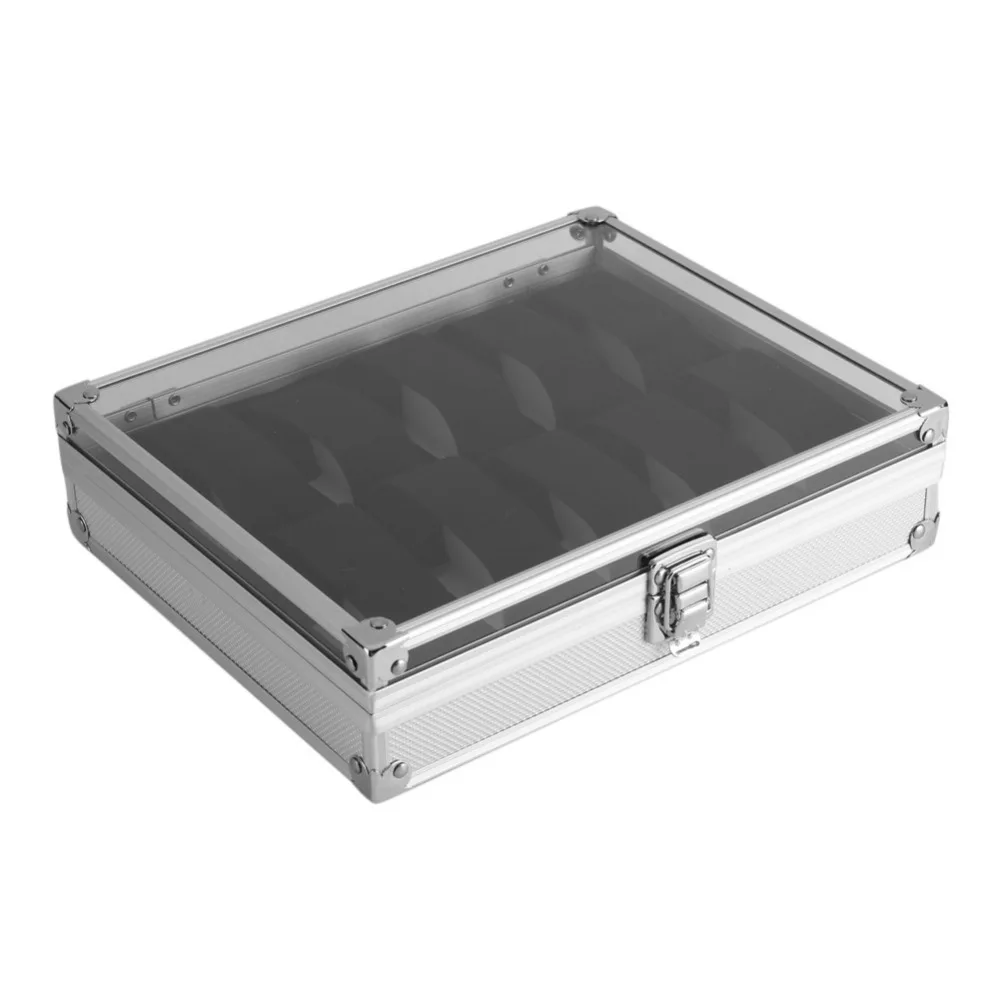 Коробка для часов 6/10/12 сетка кожаная коробка ювелирный дисплей коллекция футляр