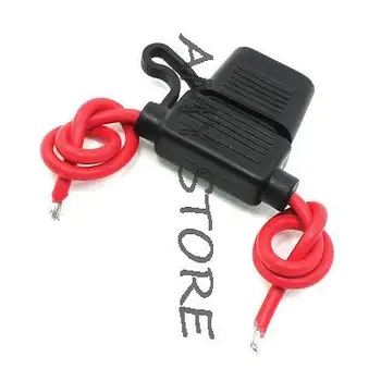 

Environmental protection Waterproof in Line 14# AWG Cable Blade Fuse Holder Box Socket 12V 15A for Car