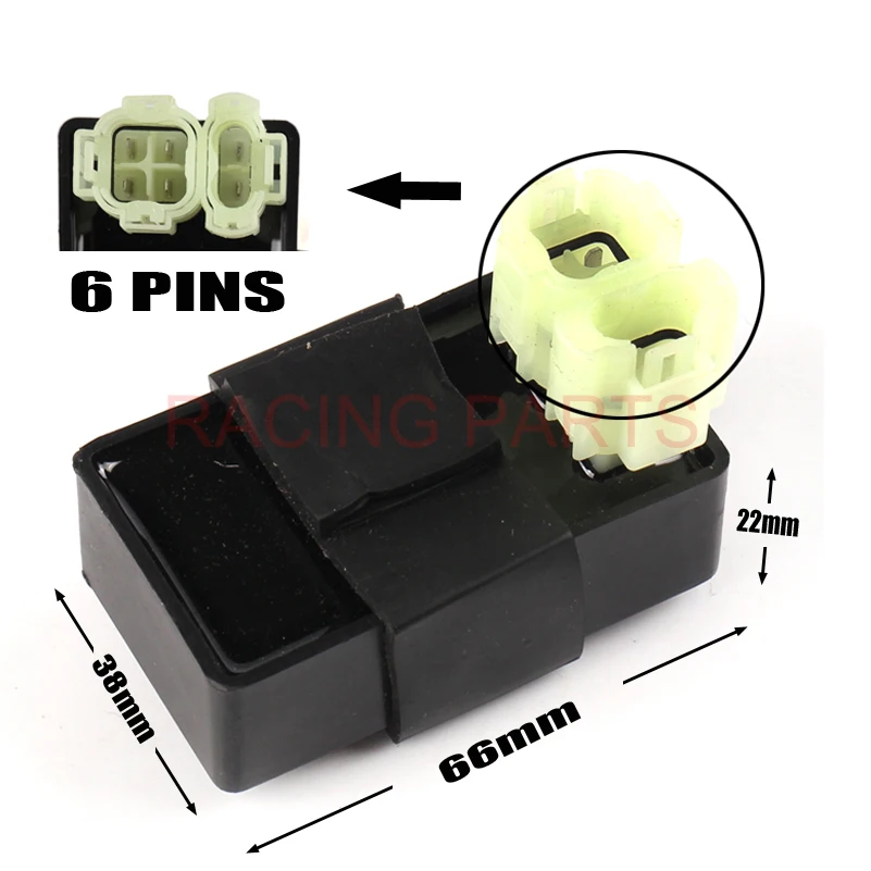 

New Arrival GY6 6 Pin CDI Box Unit Ignition For 50cc 125cc 150cc 152QMI 157QMJ Scooter Quad ATV Moped Go Kart Free Shipping