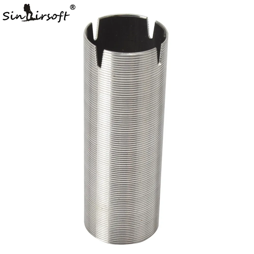 SINAIRSOFT Horizotal Thread Stainless Steel Cylinder Type-3 for 55-509 Airsoft AEG Gearbox smooth inner SA0302