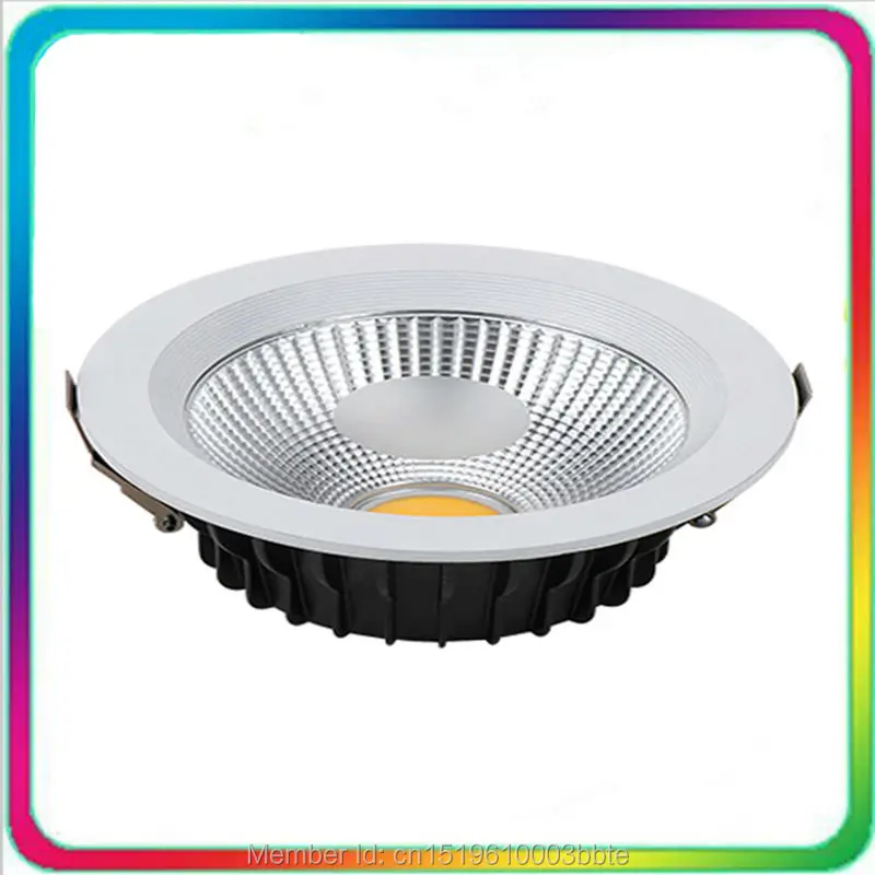 12 шт. 3 года гарантии 100-110lm/W 30 Вт dimmable Подпушка свет LED УДАРА Подпушка свет встраиваемые потолка пятно лампы Освещение