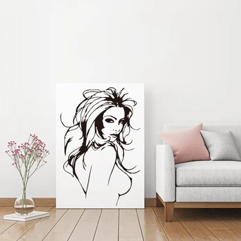 

Stickers Design Naked Girl Wall Art Decal For Living Room Home Decor Poster House Decoration Wallpaper