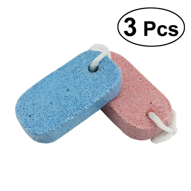 3pcs Stone to Remove Dead Skin Natural Foot Scrubber Callus Remover for Feet and Ultimate