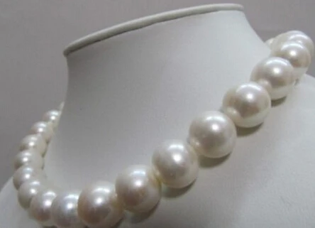 

ddh003810 Beautiful AAA SOUTH SEA 11-12MM WHITE PEARL NECKLACE 18